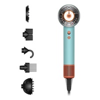 Dyson Supersonic Nural HD16 fén na vlasy, 1600 W, 3 rychlosti, 4 teploty, patina/topaz