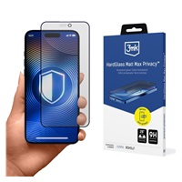 3mk tvrzené sklo HardGlass Matt Max Privacy pro Apple iPhone 15/16