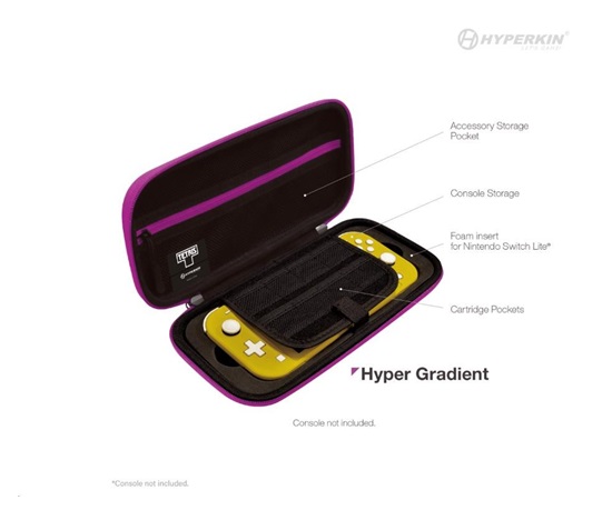 Hyperkin Official Tetris® EVA Hard Shell Carrying Case for Switch®OLED Model/Nintendo Switch®(Hyper Gradient)