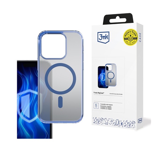 3mk Frosty MagCase Blue pro Apple iPhone 16 Pro Max