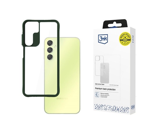 3mk Satin Armor Case+ Green pro Samsung Galaxy A25 5G