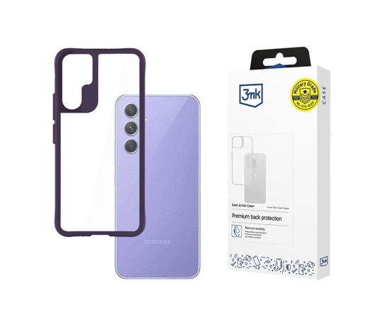 3mk Satin Armor Case+ Purple pro Samsung Galaxy A54 5G