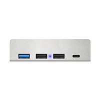 CONNECT IT USB Hub DeskHub, 1xUSB-C, 1xUSB 3.2, 2xUSB 2.0, stříbrná