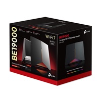 TP-Link Archer GE800 EasyMesh WiFi7 router (BE19000,2,4GHz/5GHz/6GHz,1xSFP+/10GbE,1x10GbELAN,2x2,5GbE,4xGbE,2xUSB)