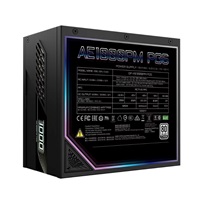 GIGABYTE zdroj AE1000PM PG5, 1000W, 80+ Platinum, 120mm fan, černá