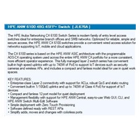 HPE Aruba Networking CX6100 48G 4SFP+ Switch RENEW JL676A