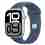 Apple Watch Series 10 GPS 42mm Silver Aluminium Case with Denim Sport Band - M/L