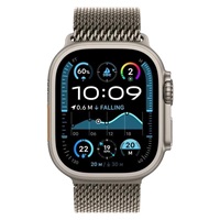 Apple Watch Ultra 2 (2024) GPS + Cellular 49mm Natural Titanium Case with Natural Titanium Milanese Loop - S