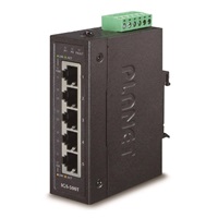 Planet switch IGS-500T, průmysl.verze 5x10/100/1000, DIN, IP30, -40 až 75°C, 12-48V, ESD+EFT