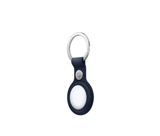 AirTag FineWoven Key Ring - Deep Blue