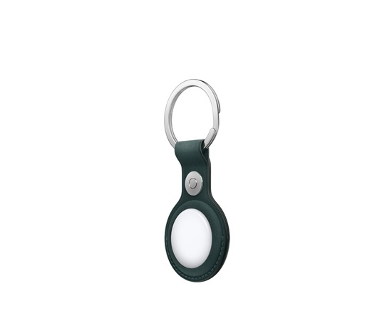 AirTag FineWoven Key Ring - Dark Green