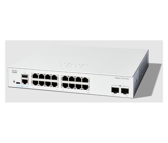 Cisco Catalyst switch C1200-16T-2G (16xGbE,2xSFP,fanless) - REFRESH