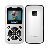 EVOLVEO Mobilní telefon pro seniory EasyPhone ID, bílá