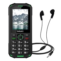 EVOLVEO StrongPhone X5, vodotěsný odolný Dual SIM telefon, černo-zelená