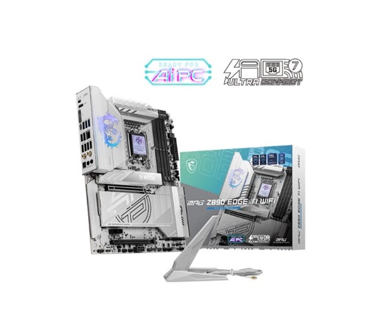 MSI MB Sc LGA1851 MPG Z890 EDGE TI WIFI, Intel Z890, 4xDDR5, 1xHDMI, 2xThunderbolt, WI-FI