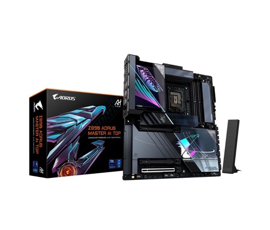 GIGABYTE MB Sc LGA1851 Z890 A MASTER AI TOP, Intel Z890, 4xDDR5, 1xHDMI, 2xThunderbolt, WiFi, E-ATX