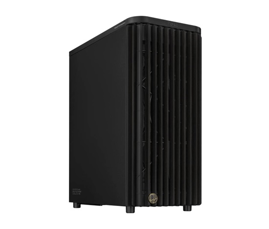 ASUS case PROART PA401 WOOD METAL, Mid Tower, ATX, 1xUSB-C Gen2x2, 2xUSB 3.0, 2x 160mm Fan, 1x 120mm Fan, černá