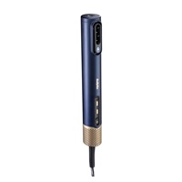 BaByliss AS6550E Air Wand fén na vlasy, 1600 W, Ionizace, 3 rychlosti, 4 teploty, modrá a zlatá