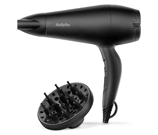 BaByliss AS774E lokówka, 1000 W, 2 temperatury, jonizacja, 4 nasadki, niebieska