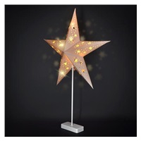 Solight LED vánoční hvězda, stolní, 10x LED, 3x AA