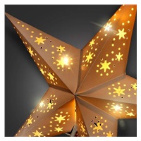 Solight LED vánoční hvězda, stolní, 10x LED, 3x AA