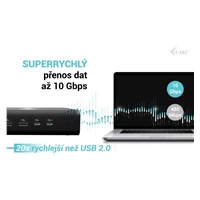 i-tec Universal 6x 4K Display Docking Station, Power Delivery 140W