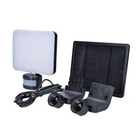 Solight LED solární osvětlení se senzorem, 11W, 1200lm, 3 CCT, Li-Ion, černá