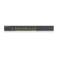 Zyxel XGS1935-28HP, 28 Port Lite-L3 Smart Managed PoE Switch, 24x Gigabit PoE and 4x 10G SFP+, hybrid mode