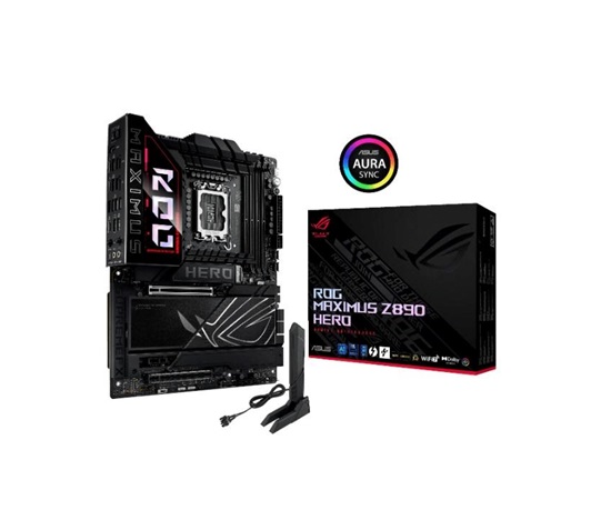 ASUS MB Sc LGA1851 ROG MAXIMUS Z890 HERO, Intel Z890, 4xDDR5, 1xHDMI, 2xThunderbolt, WI-FI, ATX