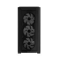 ASUS case A23 PLUS TG ARGB, Mini Tower, průhledná bočnice, 4x120mm ARGB Fan, černá