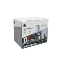 WMF KITCHENminis Salad-to-go struhadlo, 150 W, nerezová ocel, krájecí nástavce