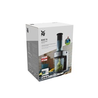 WMF Kult X spiralizer, 80 W, pojemnik 1,25 l, nasadki do krojenia, blokada przed dziećmi