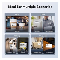 Niimbot Tiskárna štítků K3 Smart, modrá + role štítků 230 ks