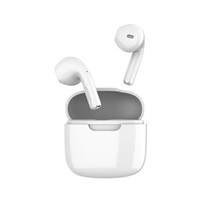 Orava bezdrátová sluchátka s mikrofonem, USB-C, dotykové ovládání, do uší, IPX3, bílá