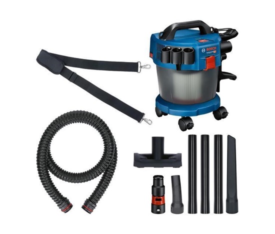 Bosch GAS 18V-10 L akumulátorový vysavač, 34,0 l/s, objem nádoby 10 l, Click & Clean