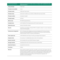 HPE PL DL20g11 E-2434 (3.4G/4C) 1x32G (P64339) 2x480G VROC 4SFF 1x800W 4x1G NBD333 Smart Choice