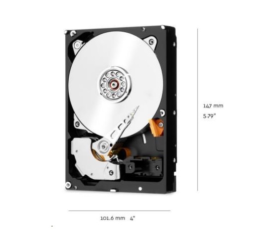 WD RED Pro NAS WD103KFBX 10TB, SATA III 3.5", 512MB 7200RPM, 267MB/s, CMR