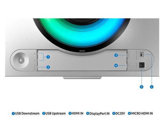 #SAMSUNG 49" Odyssey OLED G9(G95SC) Smart LS49CG950SUXDU-prohnutý,OLED,5120x1440 Double QHD,0,03ms,240Hz,HDMI,DP