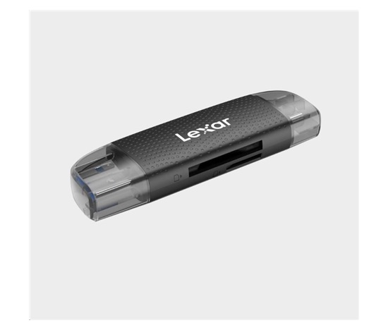 Lexar Cardreader Dual Slot USB-A/C (LRW310X) Supports microSD and SD cards (USB 3.1)