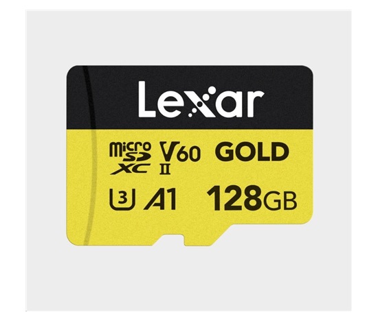 Lexar microSDXC GOLD UHS-II/C10/A1/U3 R280/W100 (V60) 128GB