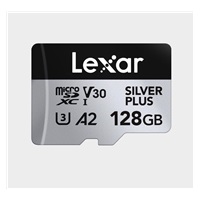 Lexar microSDXC Professional SILVER Plus UHS-I/U3/A2/4K R205/W150 (V30) 128GB