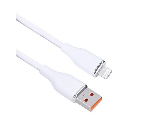 Solight lightning kabel, USB 2.0 A konektor - Lightning konektor, silikon, 1m