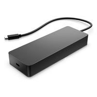 HP dock -  Universal USB-C Multiport Hub (2x USB-A 3.2, 1xUSB-C, 1xHDMI 2.0, 1xDP 1.2, USB-C 65W, RJ45, bez zdroje