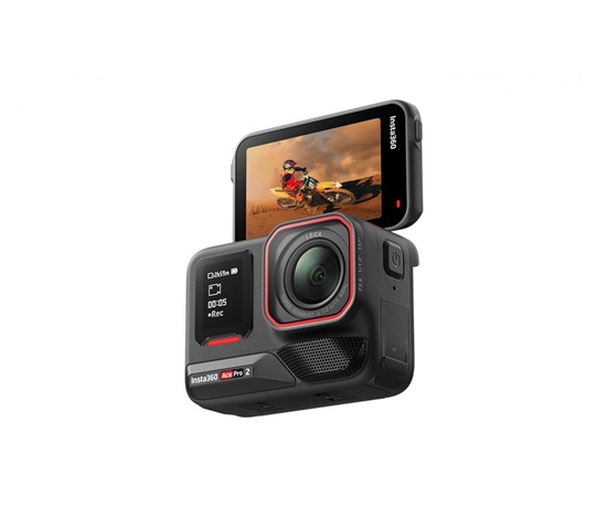 Insta360 Ace Pro 2 akční kamera, snímač 1/1,3", optika Leica, dotykový 2,5" displej, 8K při 30 FPS, 6osá stabilizace