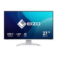EIZO MT 27" EV2740X-WT FlexScan, IPS, 3840x2160, 350nit, 2000:1, 14ms, DisplayPort, 2xHDMI, USB-C, USB, Repro, Bílý