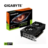 GIGABYTE VGA NVIDIA GeForce RTX 4070 WINDFORCE OC 12G V2, 12GB GDDR6, 3xDP, 1xHDMI