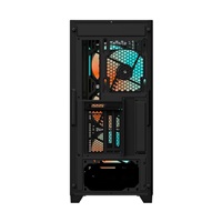 GIGABYTE case GB-C301G V2, Mid Tower, 1xUSB-C 3.2, 2xUSB 3.0, ARGB Hub, 4x 120mm ARGB Fan, černá