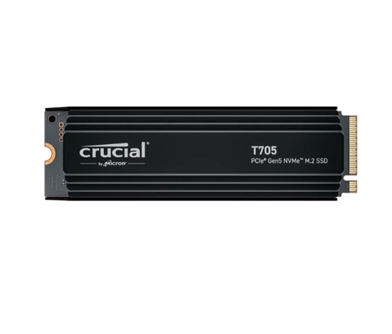 CRUCIAL SSD 1TB T705, M.2 2280, PCIe Gen5x4, R:13600/W:10200MB/s, Heatsink