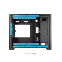 CHIEFTEC skříň BX-MESH, mATX, 1xUSB-C 3.1, 1xUSB 3.1, 1x 120mm Fan, černá