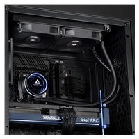 CHIEFTEC vodní chlazení CPU Iceberg 240 Dark, 2x120mm, ARGB vodní blok, LGA1851, AM5, černá